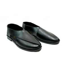 Handmade Leather Casual Classic Black Sandal - SR-077